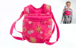 Платнена кенгуру раница за бебета и кукли 29 × 20 см