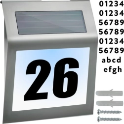 Соларен светещ номер на къща