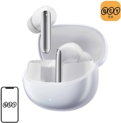 Безжични слушалки TWS QCY MeloBuds Pro HT08 с ANC, бели