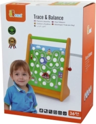 Дървен лабиринт с количка