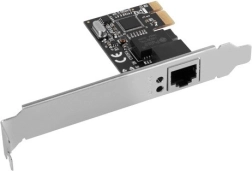 PCIe 1x RJ45 1 Gb/s Network Card with Low Profile Bracket LANBERG (RTL8111C)