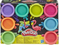 Play-Doh неонова комплект глина 8-Pack