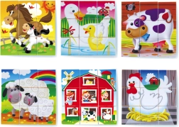 Сглобяеми картинни кубчета – ферма