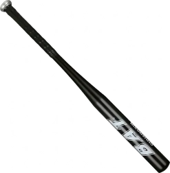 Алуминиева бейзболна бухалка 25" (64 cm) – лека тренировъчна, черна