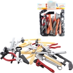 Детска торбичка с инструменти – пластмасов комплект инструменти за малки майстори