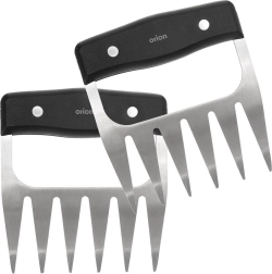 Stainless steel meat shredders, 2 pcs