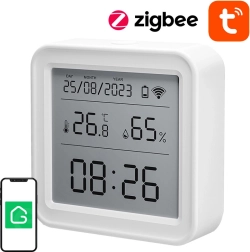 Gosund ST17 интелигентен Zigbee сензор за температура и влажност с LCD дисплей