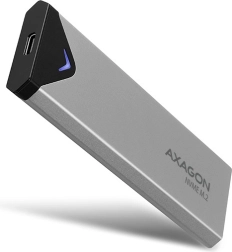 Алуминиев корпус AXAGON за външен диск USB-C 3.2 Gen 2 – M.2 NVMe SSD, сив