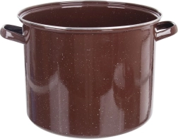 Brown enamel pot 32 cm, 20 l