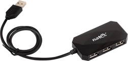 USB хъб 4 порта LOCUST USB 2.0 черен