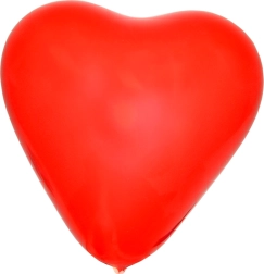 Надуваеми балони сърца 26 см – комплект 10 бр.