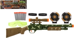 Пластмасова пушка с мерник и меки пянови патрони, 51 см