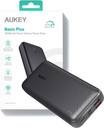 Външна батерия Aukey, 20000mAh, бързо зареждане