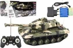 RC танк с дистанционно управление и звукови ефекти на батерии