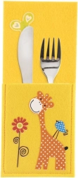 Orion case for children’s cutlery – giraffe 21 × 9 cm