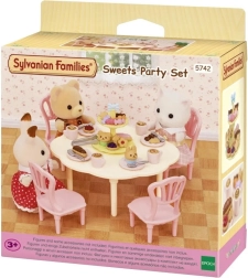 Sylvanian Families маса, столове и сладкиши – чаен комплект за фигурки