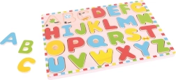Дървена азбука с картинки BIGJIGS TOYS