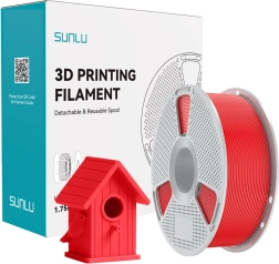 Филамент Sunlu ASA червен 1,75 mm