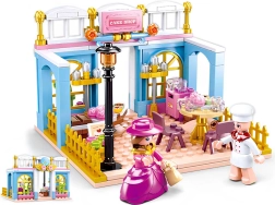 Конструктор Sluban Girl's Dream Village – ретро пекарна