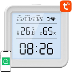 Умен Wi‑Fi сензор за температура и влажност GOSUND S6 с LCD дисплей