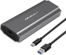 Кутия за диск Qoltec за M.2 SSD SATA NVMe USB-C 2TB