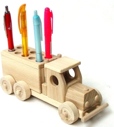 Ceeda Cavity wooden pencil holder – truck