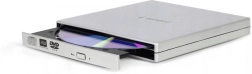Външен DVD/CD записвач USB, сребрист