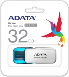 USB флаш диск ADATA UV240 32 GB USB 2.0 бял