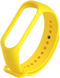 Силиконова каишка за XIAOMI Mi Band 3/4 – жълта