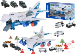 Police Airplane with 6 Cars