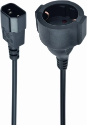 Power Adapter IEC320 C14 to SCHUKO (F) 15 cm