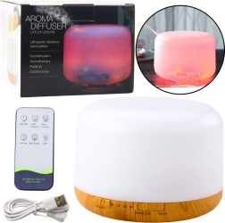 Ultrasonic Aroma Diffuser and Humidifier 300 ml with LED and Remote Control