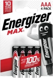Алкални батерии AAA 4 бр. Energizer Max