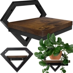 Висяща стенна етажерка RUHHY в лофт стил