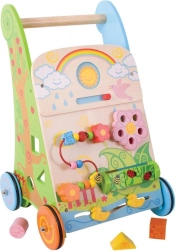Wooden Activity Walker for the Garden BIGJIGS BABY