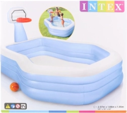 Надуваем игрови център с баскетболен кош