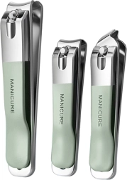 Луксозен маникюрен комплект 4 инструмента в калъф