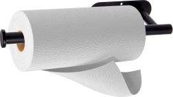 RADKA Wall-Mounted Paper Towel Holder, Metal, Black