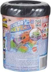 Hot Wheels Monster Trucks Color Reveal – променящ цвета си автомобил 1:64 с воден резервоар