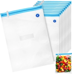 Вакуумни пликове за храни 40 × 28 см, 10 бр.