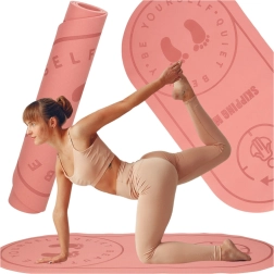 Розова постелка за упражнения и скачане