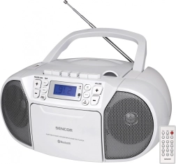 Radio cassette player with CD, MP3, USB, and Bluetooth