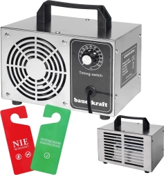 Ozone generator with 60 g/h timer, 120 W air purifier