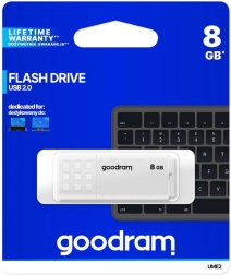 Флаш памет GOODRAM UME2 8GB USB 2.0 Бяла