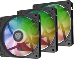 Комплект от 3 вентилатора GENESIS Oxal 120 ARGB, черни