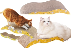 Екологично картонено легло за чесане за котки