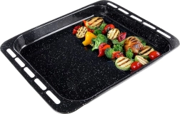 Enamelled deep baking tray 45.5 × 36 × 5 cm