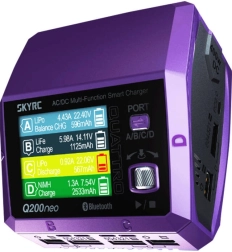 Интелигентно четириканално зарядно SKYRC за моделарски акумулатори
