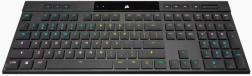 Безжична механична клавиатура Corsair K100 RGB Air Ultra Thin Cherry MX