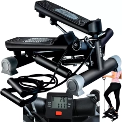 Наклонен степер с ластици за тренировка TRIZAND